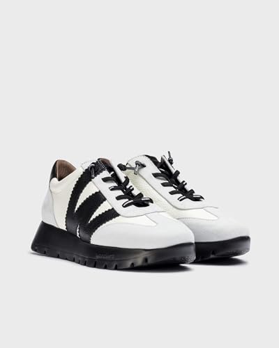 White Racer Trainers2