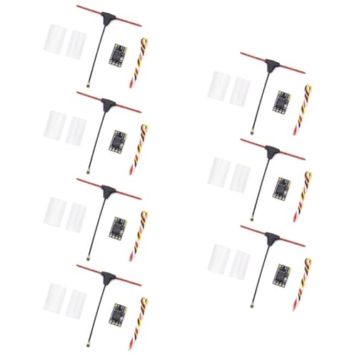 Unteryuu(�E���e�����E) 7PCS ELRS���V�[�o�[2.4GHz NANO ExpressLRS���V�[�o�[CRSF�ARC FPV�g���o�[�X�h���[�����i�p��T�^�A���e�i�t��