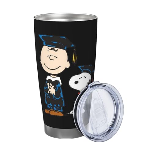 マグカップ スヌーピー チャーリーブラウン コーヒーカップ コンビニカップ 保冷 保温 タンブラー ステンレス製 大容量 真空断熱マグ 蓋付き 持ち運び 直接ドリップ 車用 600ml Straw Three-piece Set