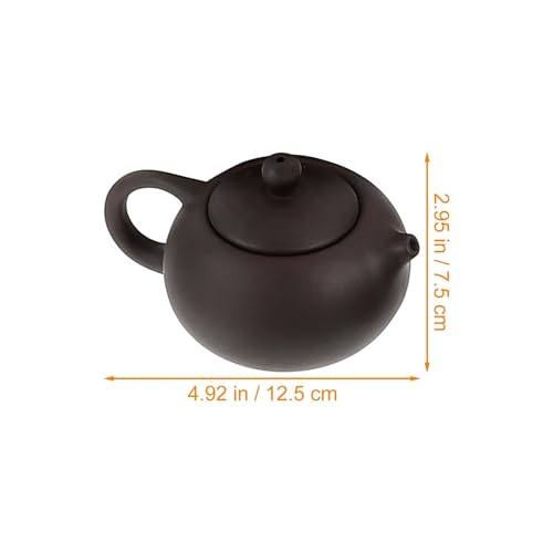Elegante juego de té de arcilla morada con funda protectora para el hogar 3
