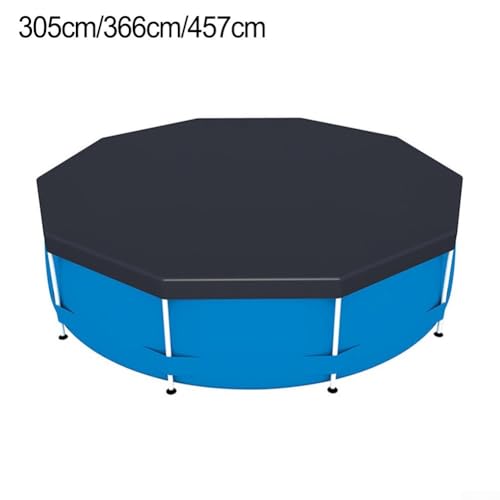 Housse de piscine ronde 366 cm bâche de protection contre débris - 7