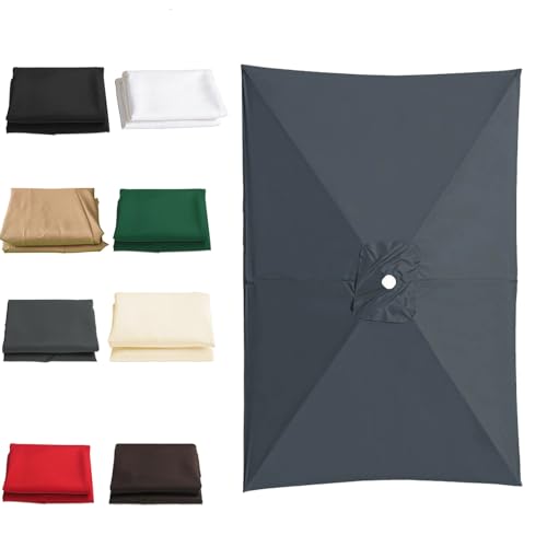 Auvent de rechange pour réparer un parasol rectangulaire 2.0mx3.0m usé