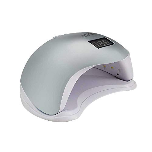 Cabine Sun 5 Led Uv Bivolt Metalica 48w 2 In 1 Digital Prata