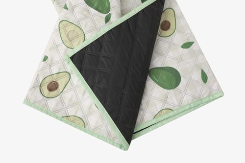 Image of Picnic Blanket Waterproof Camping Mat 200cm Large Beach Picnic Mat with Portable Handy Tote for Travel Sports Home Yoga Park Grass Mat for Baby (Fruit Pattern)