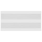 Fixation facile sur le réfrigérateur : adhère sans effort à la surface du réfrigérateur, offrant un espace pratique pour les notes et les pense-bêtes, tableau blanc effaçable double face, tableau musical