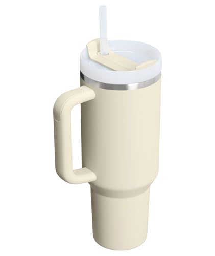 Image of STANLEY Quencher H2.0 Flow State Tumbler, 40 oz, Toasted Almond