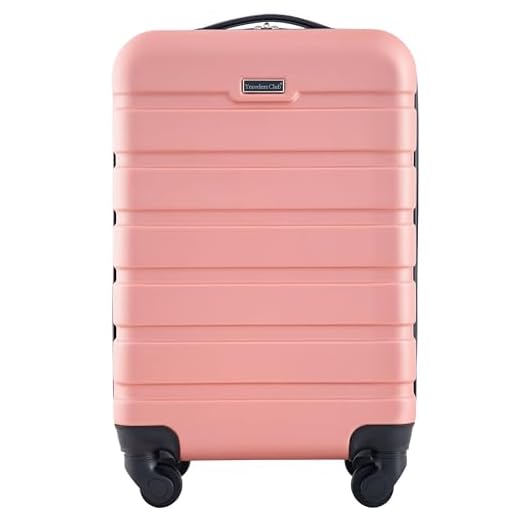 Rose Gold Carry-On Luggage by Travelers Club