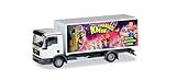 Material: Kunsstoff Herpa 310161 - Man TGL Koffer-LKW Zirkus Charles Knie - 1:87