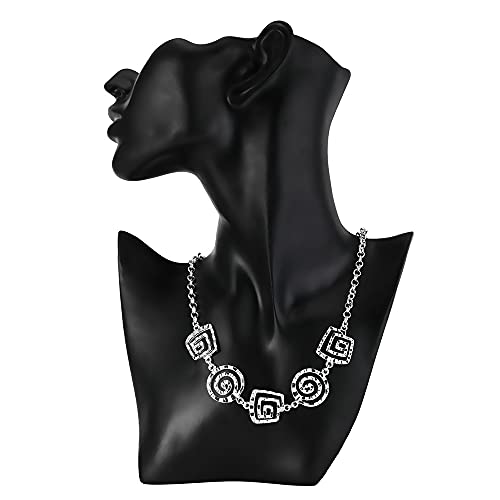 Collier pendentif rond pour mariage et anniversaire de 18 pouces