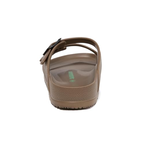 Image of SAGUARO Men's Women's Comfort Double Buckle Sandals Lightweight Adjustable EVA Sandals with Rubble Sole