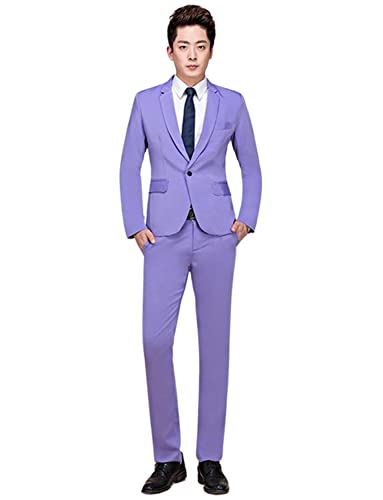 Costume homme mariage et bal élégant smoking deux pièces noir uni