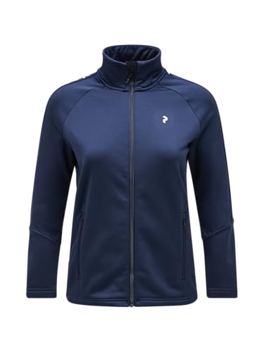 Image of Peak Performance Women's Rider Zip Jacket, Blue Shadow/Blue Shadow/, S