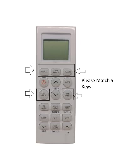 Image of AC Remote Control Compatible for LG Split Air Conditioner /Window AC (Please Check All Photos & Match All Button)