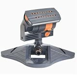 Irrigatore oscillante con 4 modalità di spruzzo, 16 fori, regolabile, flusso regolabile, irrigatore oscillante automatico, per giardino, cortile, fattoria