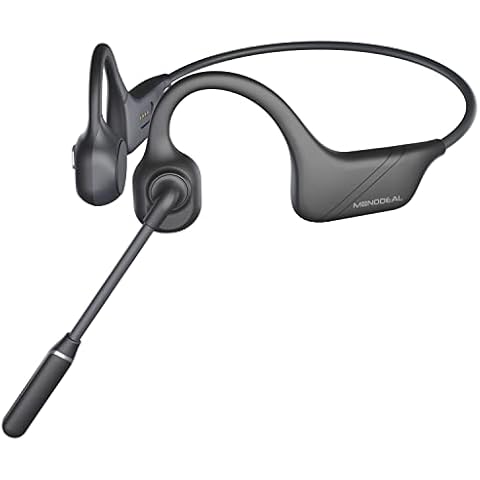 MONODEAL Bone Conduction Headphones with Mic Cover