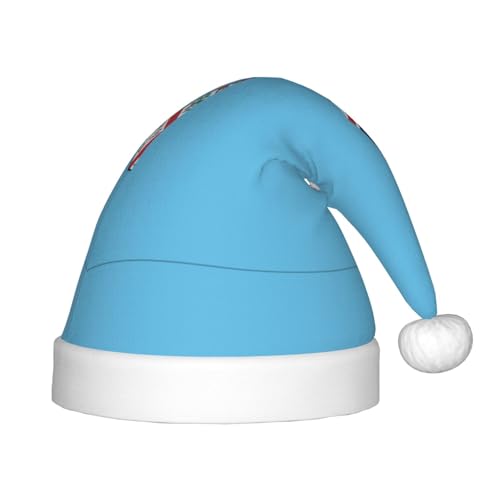 XZDDX Weihnachtsmütze mit Fidschi-Flagge für Kinder – Urlaubsparty-Kostüm-Zubehör für Festival-Events