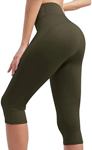 High Waist Running Sports Capri 
