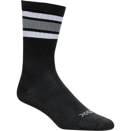 SockGuy SGX6 Throwback Black Sock One Color, S/M