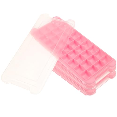 Bandeja de cubitos de silicona Tofficu 3pcs con tapa miniatura 1