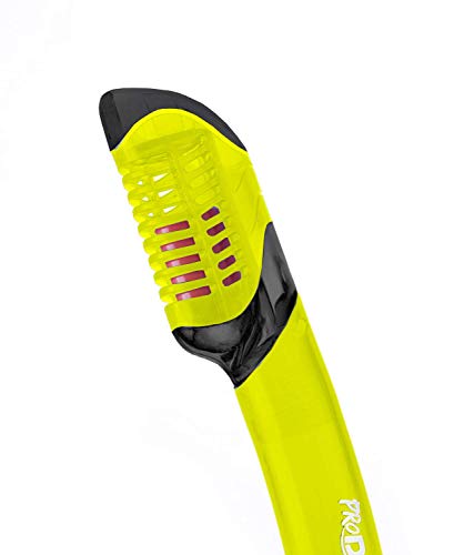image for PRODIVE Premium Dry Top Snorkel Set - Impact Resistant Tempered Glass 