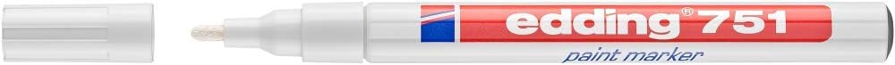 Edding 1-2 mm Permanent Marker - White