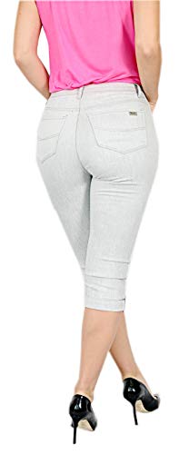 TrueSlim Women's Silver Tab and Stone Capri2
