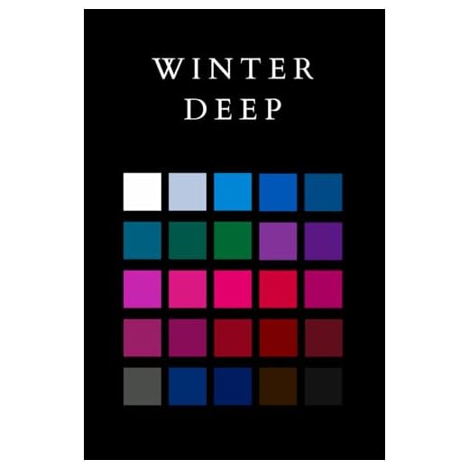 Winter Deep | Palette Armocromia: Quaderno a righe con i sottogruppi delle stagioni (Armocromia: quaderni a righe con palette delle stagioni)