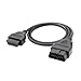 30/50cm 1/1.5/3/5m OBD2 16Pin Cable Male to Female Straight OBD Extension Cord(1m)