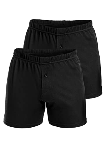 Stanfield's Men's Premium Cotton Knit Boxer, 2 Pack