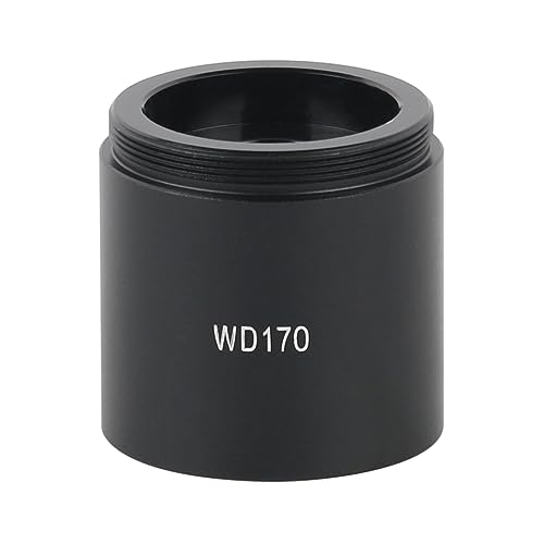Mikroskop Linse, WD105 WD210 WD170 Objektiv 35mm Gewinde Montieren Hilfs Objektiv Objektiv for Industrie Mikroskop Kamera C Mount Objektiv(WD170)