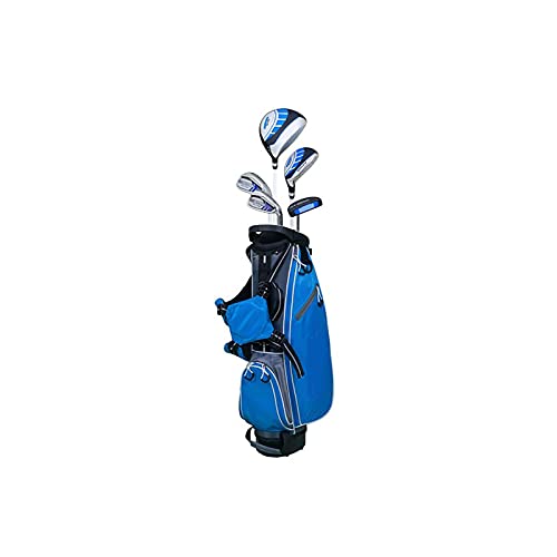 Juego completo de palos de golf para niños de 8 a 10 años, elegante juego completo de palos de golf