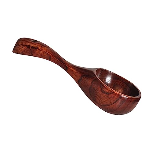 HAKIDZEL Rice Spoon Paddle Wooden Ladle for Soup Water Ergonomic Long Handle Home Restaurant Use