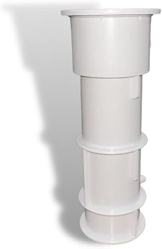 DPM - Soporte para sombrilla de piscina profesional de alta calidad con funda para sombrilla y tapa central, fabricado en Estados Unidos, compatible