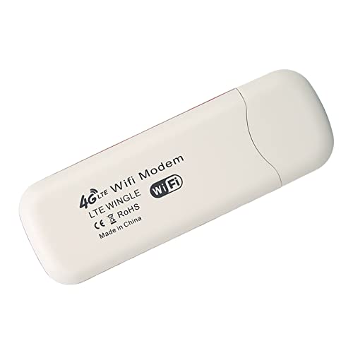 Image of USB Portable WiFi Router, 4G LTE Pocket Mobile Hotspot with SIM Card for 10 Devices, WPA WPA2 Encryption, Travel Network Router for Laptop Phone Tablet