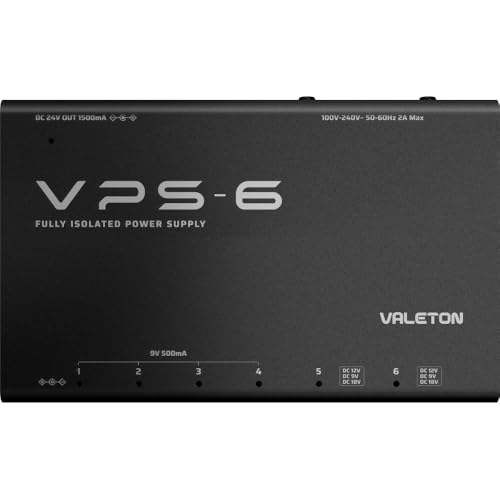 Amazon | Valeton VPS-6 完全絶縁ギターベースエフェクト電源 | 機材用