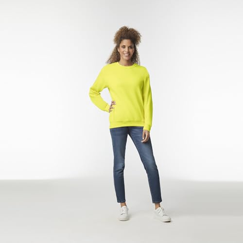 Image of Gildan Men's Cotton Spandex Polyester Blend Crew Neck Sweatshirt