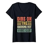 Photo Gallery donna dibs sul fumo caldo hvac ragazzo divertente moglie fidanzata maglietta con collo a v Photo Gallery donna dibs sul fumo caldo hvac ragazzo divertente moglie fidanzata maglietta con collo a v