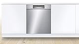 Bosch SMU4ECS14E Serie 4 Smarter Geschirrspüler Unterbau, 60 cm breit, Besteckschublade, Made in Germany, Silence Programm besonders leise, AquaStop Schutz gegen Wasserschäden