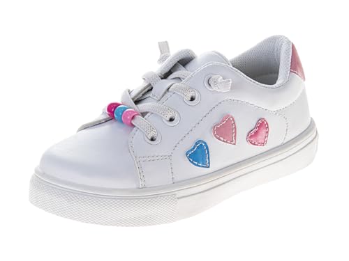 Laura Ashley Laceless Sneakers for Kids Girls - Slipon Closure Casual Shoes (Toddler/Little Kids)