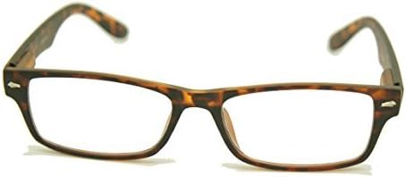 ColorViper basic square reader Unisex te spring temple Reading Glasses 52mm-15mm-138mm (matte tortoise, 1.50)
