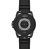 Fossil 44mm Gen 5E Stainless Steel and Silicone Touchscreen Smart Watch with Heart Rate, Color: Black (Model: FTW4047)