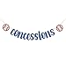 Dalaber Baseball Concessions Banner, Sports Themed Baseball Decoration for Party Favors Baseball Birthday Party Supplies, Baby Shower Sports Themed Pennant Decoration