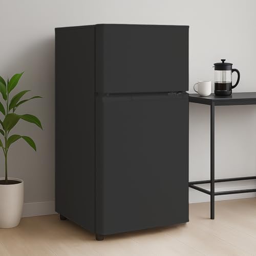 【いつでも、新生活応援。】 冷蔵庫 小型 冷凍庫付き 【JAPAN BRAND】 (85L,ブラック)のサムネイル