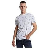SIX VALVES - Camiseta Manga Corta con Estampado tematica Ocean