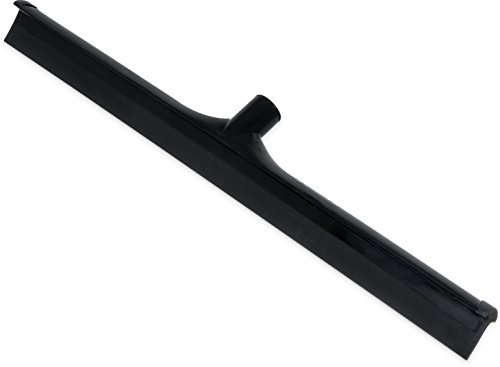 Image of SPARTA 3656803 Plastic Floor Squeegee, Shower Squeegee, Heavy Duty Squeegee With Rubber Blade For Windows, Glass, Shower Doors, Floors, Windshields, 24 Inches, Black