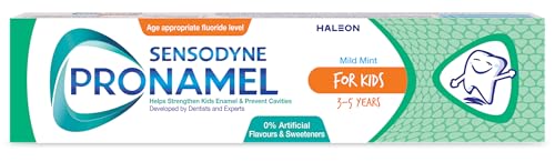 Sensodyne Pronamel Kids Toothpaste Developed by Dentists and Experts Helps Strengthen Kids Enamel & Prevent Cavities Mild Mint For Children 3-5 years 50 ml