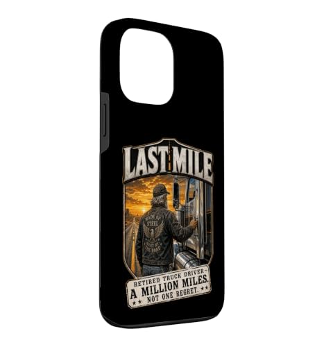 Chauffeur de Camion retraité Last Mile Trucker Retraite Coque pour iPhone 13 Pro Max – vue 3