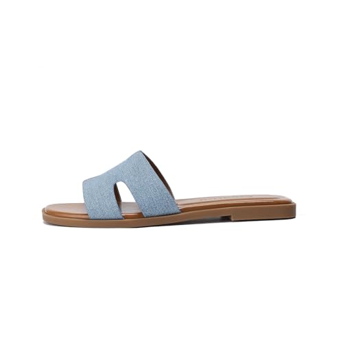 Image of Stratuxx Kaze Women's Open Toe Flat Dress Slide Sandals