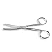 OR Grade Operating Scissors Blunt Blunt Curved Blades, 5.5 in.