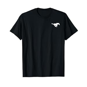 SMU Mustangs Left Chest Icon T-Shirt
